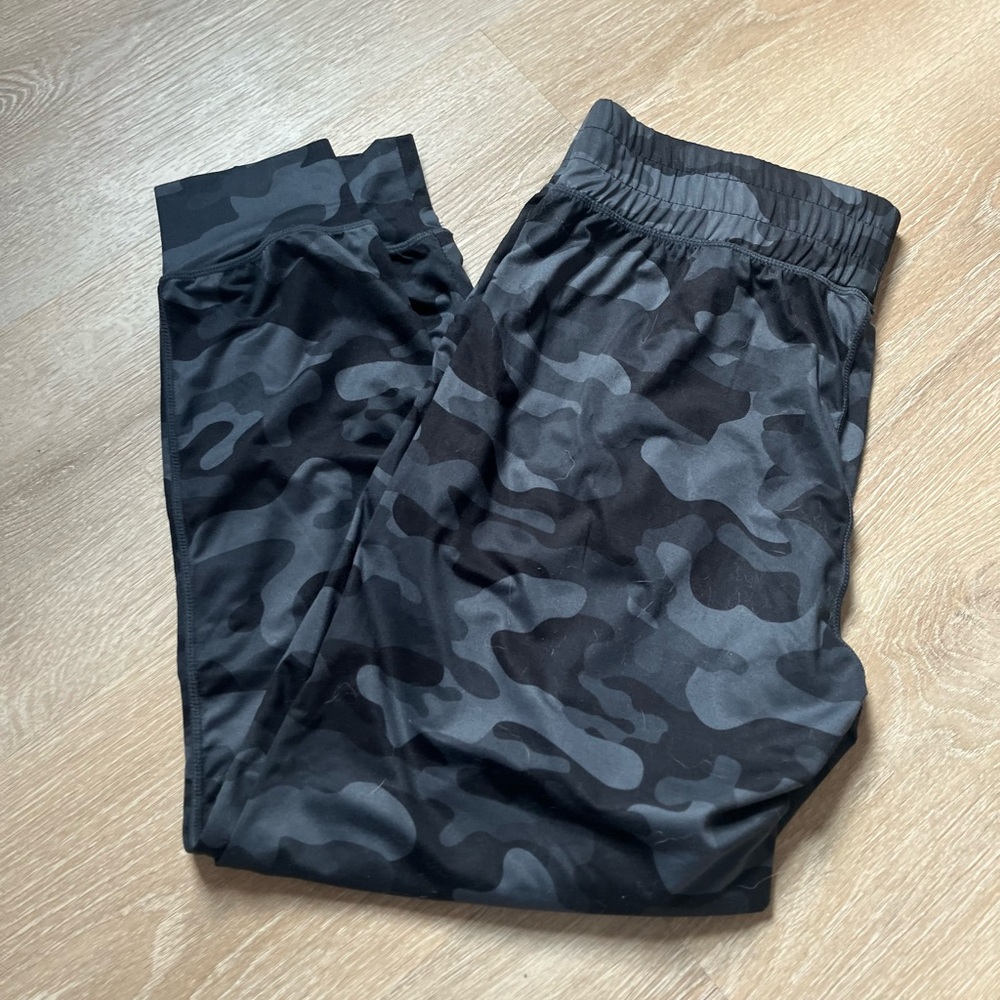 Senita Athletics Black Camouflage Joggers